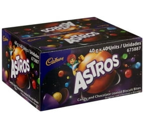 Cadbury Astros box